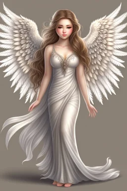 Beautiful Angel Realistic,fullbody digital