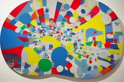 round pop art cloud by Richard Hamilton