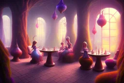 Magical fantasy fairy cafe