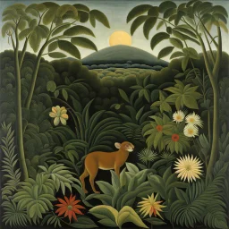 Sublime nature, Henri Rousseau