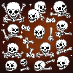 skeleton emotes sheet