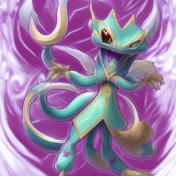 pokemon dragão roxo venenoso fofo chibi