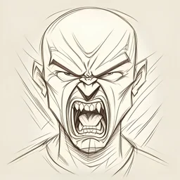 Draw Anger as a person