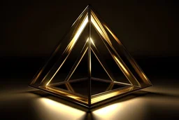 tetrahedron made of light in 4 dimensions