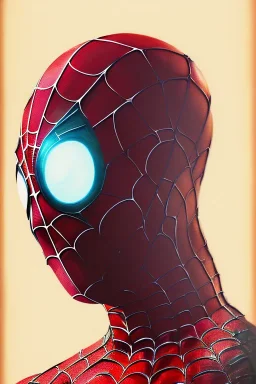 a vibrant ultraclear sideview waist up portrait of the spiderman ,steampunk, ethereal intricate, sharp focus, illustration, highly detailed, digital painting, concept art, masterpiece