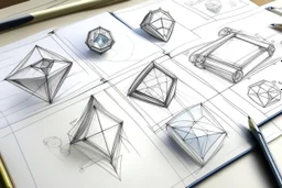 Analyzing diamond concepts sketches without scribbling