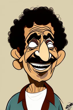 Ismail Yassin Egyptian comedian ,cartoon 2d