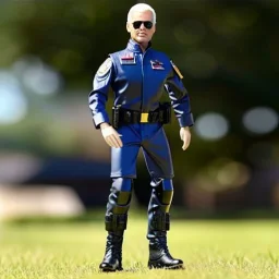 G.i. Joe Biden plastic toy doll airforce flightsuit face hair sunglasses with black boots full body in package 2020