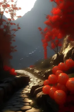 Masterpiece, best picture quality:1.5, realistic, hyper-realistic), Photo ofdigital art concept,a logo made ofsnow,flowers, red lanterns:1.5, (((China New Year)),GreatWall,whimsical,fantasy, 8k, UnrealEngine5 rendering,whimsical,intricate details, digital art, fantasy, slightly red,orientalaesthetics, movie night