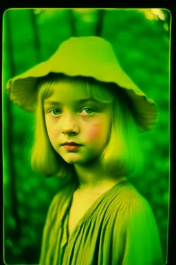 Gemma ward, little girl, autochrome