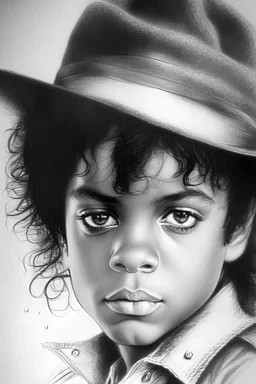 Michael Jackson drawing for children