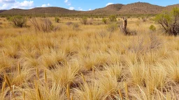 Temperature: 5, temperate Rugosity: 5, gentle Virality: 7, lush Depth/Height: 3, tall Water Level: 1, xeric Additional Hazard: none A gritty charrapel. Sessile Lifeform(s): grasses The sky is perpetually cloudless and the heat is stifling.