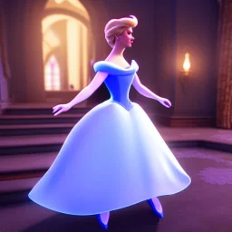 Cinderella, 3d, unreal engine, 4k