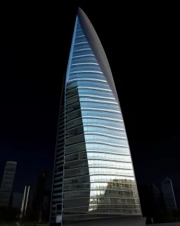 Edificio de concreto, ventanales de vidrio, estilo Zaha Hadid, calidad ultra, hiperdetallado, 8k, 3D