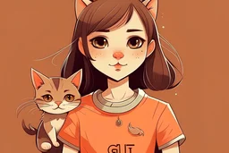 girl cat