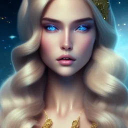 gold man, beautiful, soft, bue eyes, hight definition skin,blue eyes,sparkling makeup, very long blond hair, fairy style , highly detailed body, sun light, 4K, RAW, depth of field,high contrast,realistic