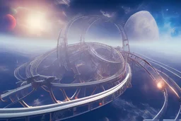 rollercoaster in space