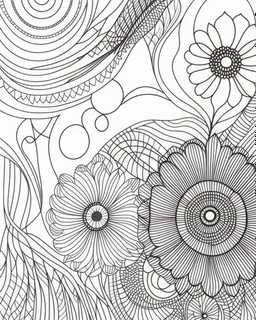 coloring pages: Adult coloring for calmness