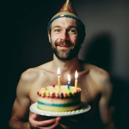 person, birthday suit