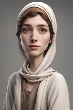 karakter seorang wanita berumur 17tahun ,kulit putih,mata coklat,tinggi 160 berat badan 60an memakai jilbab