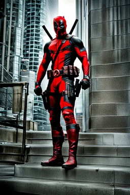 Daredevil / Deadpool hybrid. Photograph.