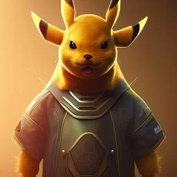 Pikachu in the form of sasuke, susano p mode,Ambiance dramatique, hyperrealisme, 8k, high quality, lot of details, portrait,