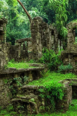 Ancient jungle ,ruins