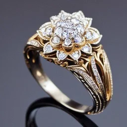 diamond ring, art noveau, filigree, floral, breathtaking, highly ornate, delicate, intricate, photorealistic, high fashion, fine jewellery, luxury, designer