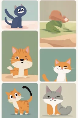 simple picture for toddlers, cat, disney and pixar style