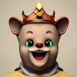 King cheerful 3D cute