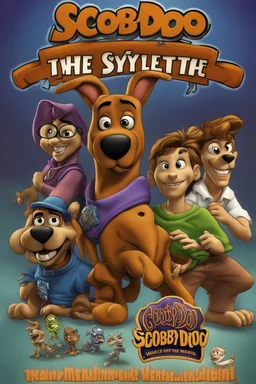 Scooby Doo: The Curse of the Were-Rabbit in the style of Laika, Inc. with a poster like Skylanders character sheet.