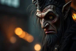 Grima Wormtongue , bokeh like f/0.8, tilt-shift lens 8k, high detail, smooth render, down-light, unreal engine, prize winning