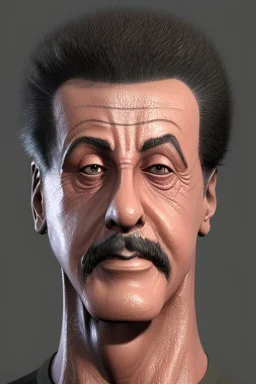 Slyvester Stallone, head and shoulders portrait, head and shoulders portrait, 8k resolution concept art portrait by Greg Rutkowski,