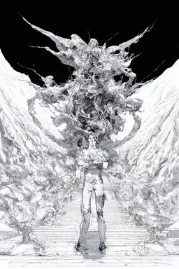 tom lee ethereum oracle of delphi seeing the future in the style of surrealism black and white