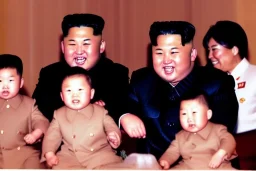 Kim jong un as A toddler