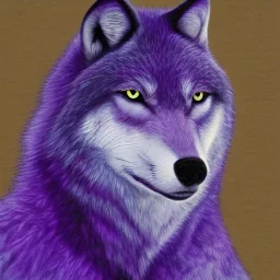 Purple wolf