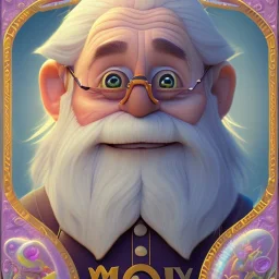 portrait disney, epic old gnome,pixar style wildflowers background, intricate, masterpiece, expert, insanely detailed, 4k resolution, retroanime style, cute big circular reflective eyes, cinematic smooth, intricate detail , soft smooth lighting, soft pastel colors, painted Rena