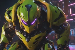 orisa in 8k anime cgi artstyle, venom them, neon effect, close picture, rain, apocalypse, intricate details, highly detailed, high details, detailed portrait, masterpiece,ultra detailed, ultra quality