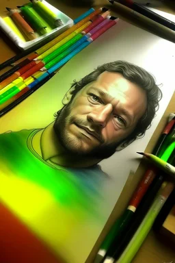 crear una imagen realista, que represente la canción de diego torres "color esperanza"