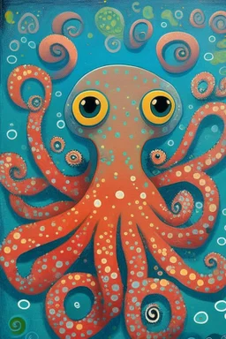 Octopuss naive art