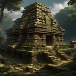 aztec temple ruin