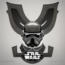 logo with only the letters 'STAR WARS', atmospheric, intricate, epic fantasy, ornate, 3D, cinematic lightning
