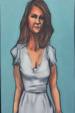 Portrait lady, full body shot, full-color medium shot LitKid