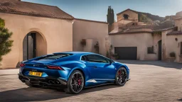 Lamborghini Continental GT , desktop wallpaper, 4K rear view, center