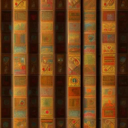 tileable game texture beautiful close up wooden colorful bookshelves block