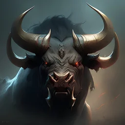 bull monster concept art