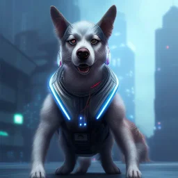 dog cyberpunk,