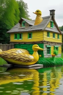 duck themed house