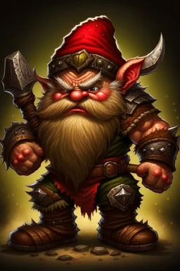 gnome warrior enraged fury berserker