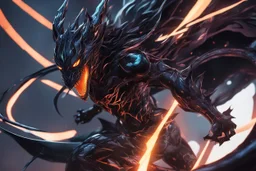 Miles in 8k solo leveling shadow artstyle, Crystal and Symbiote them, neon effect , dragon tattoos, close picture, full body, apocalypse, intricate details, highly detailed, high details, detailed portrait, masterpiece,ultra detailed, ultra quality